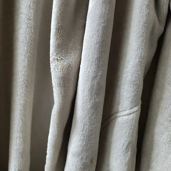 UGG Women’s Fleece Knit Robe Marlow Medium Belted Moonbeam Beige Kimono Plush - Picture 5 of 15